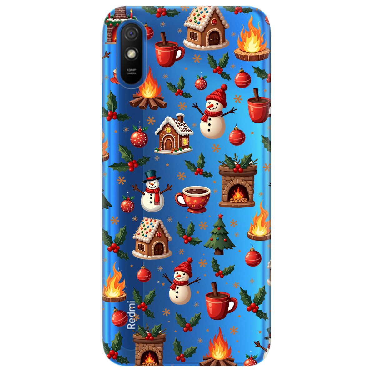 Чехол для Xiaomi Redmi 9A Festive Glow - фото 1 - Чехлы для телефонов