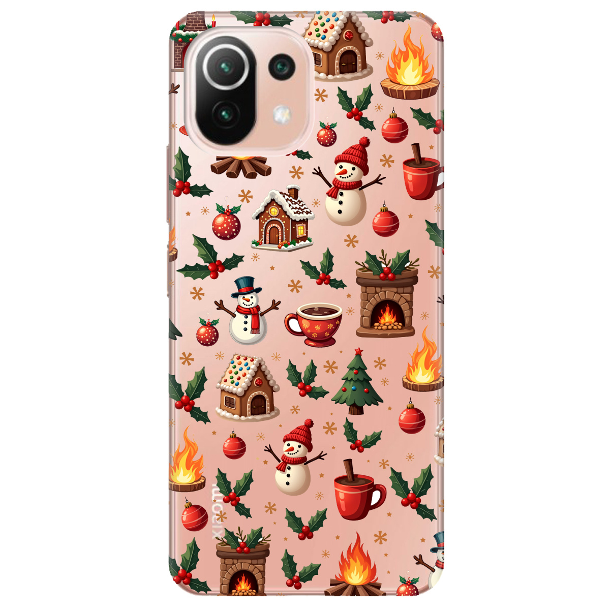 Чехол для Xiaomi Mi 11 lite Festive Glow - фото 1 Чехол для Xiaomi Mi 11 lite Festive Glow - фото 1 - Чехлы для телефонов