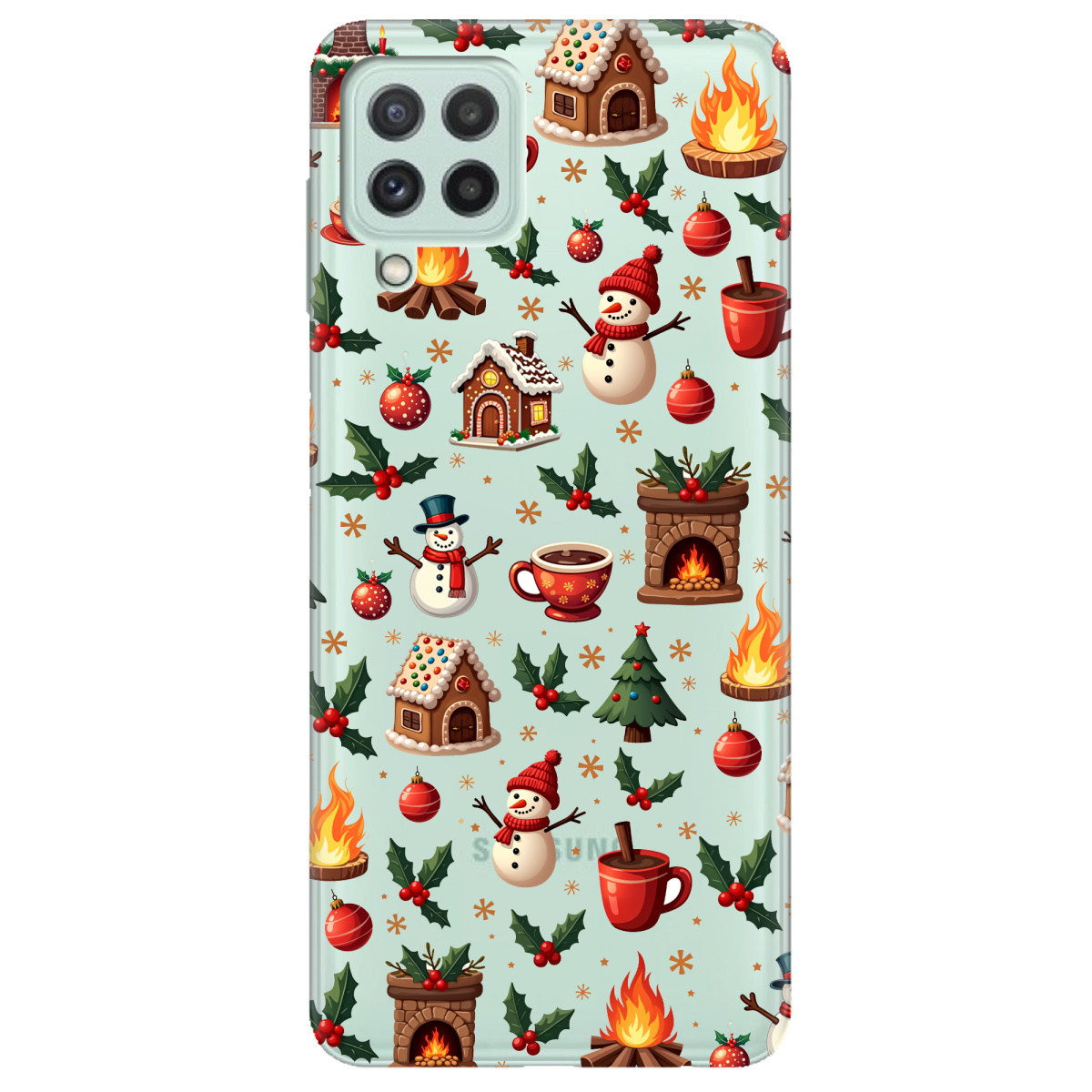 Чехол для Samsung Galaxy A22 4G Festive Glow - фото 1 - Чехлы для телефонов