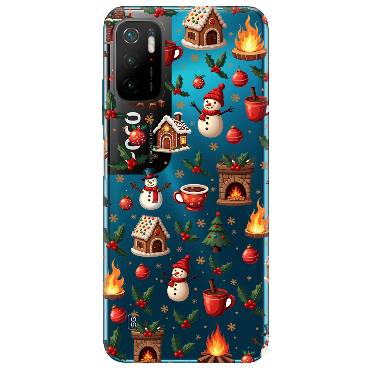Чехол для Xiaomi Redmi Note 10 5G Festive Glow - фото 1 Чехол для Xiaomi Redmi Note 10 5G Festive Glow - фото 1 - Чехлы для телефонов