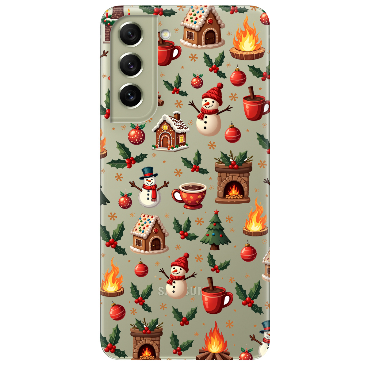 Чехол для Samsung Galaxy S21 FE Festive Glow - фото 1 - Чехлы для телефонов