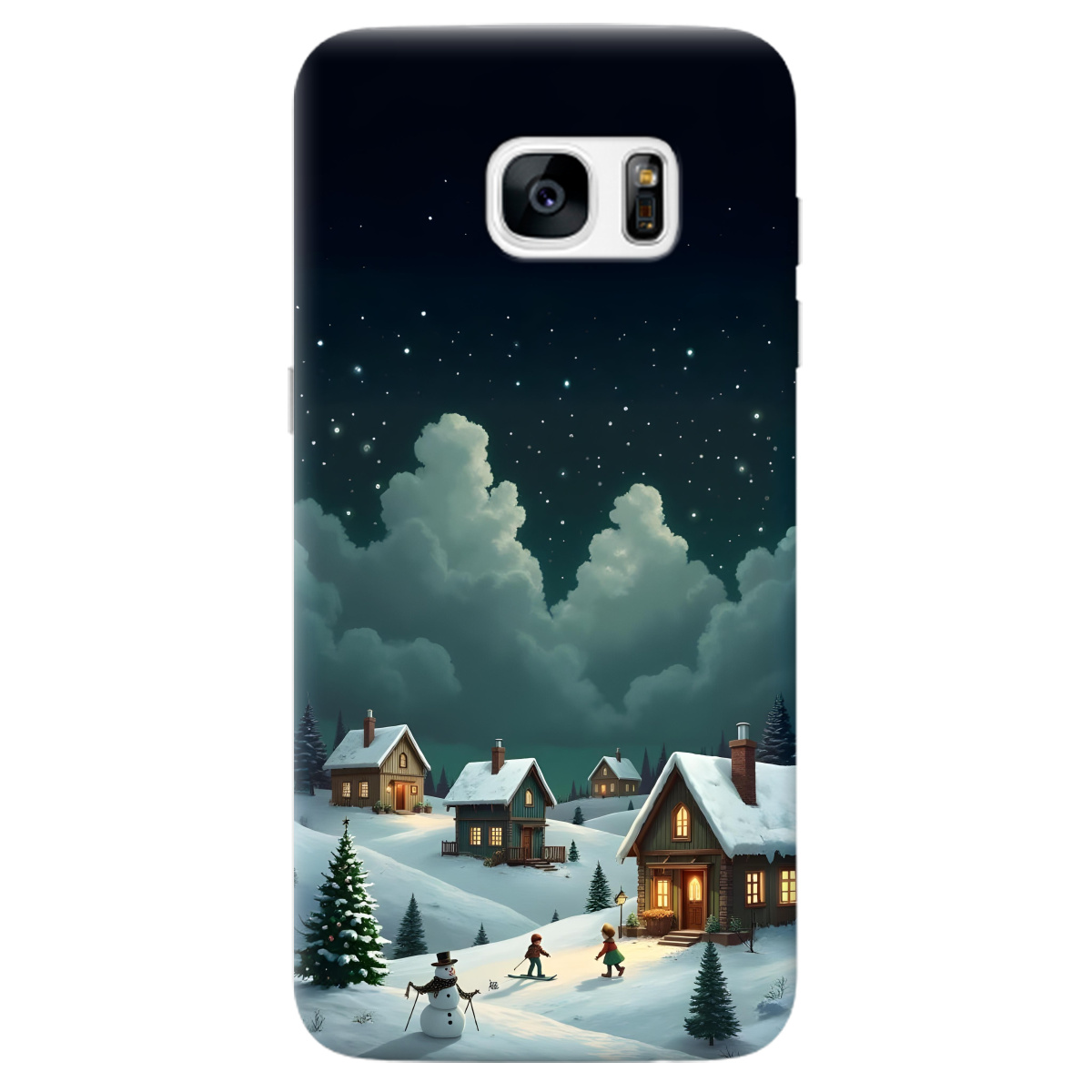 Чохол для Samsung Galaxy S7 Edge Winter Night - фото 1 Чохол для Samsung Galaxy S7 Edge Winter Night - фото 1 - Чохли для телефонів