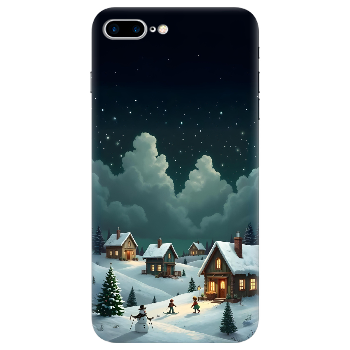 Чохол для Apple iPhone 8 Plus Winter Night - фото 1 - Чохли для телефонів