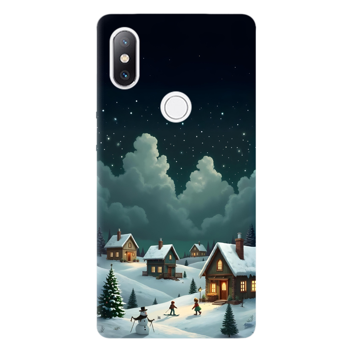 Чехол для Xiaomi Mi Mix 2S Winter Night - фото 1 - Чехлы для телефонов