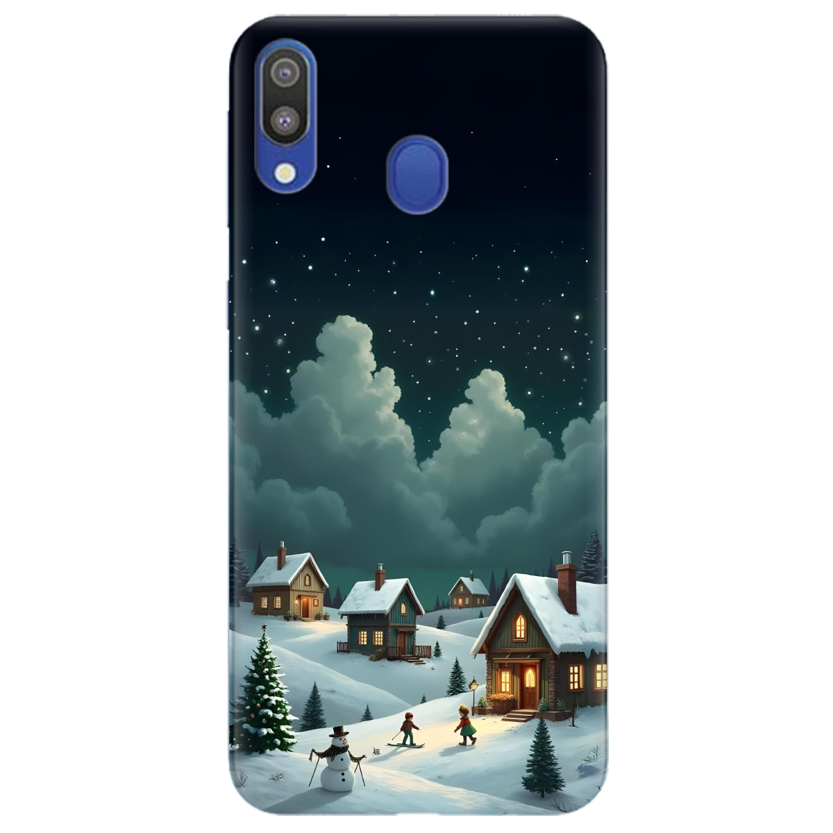 Чехол для Samsung Galaxy M20 Winter Night - фото 1 - Чехлы для телефонов