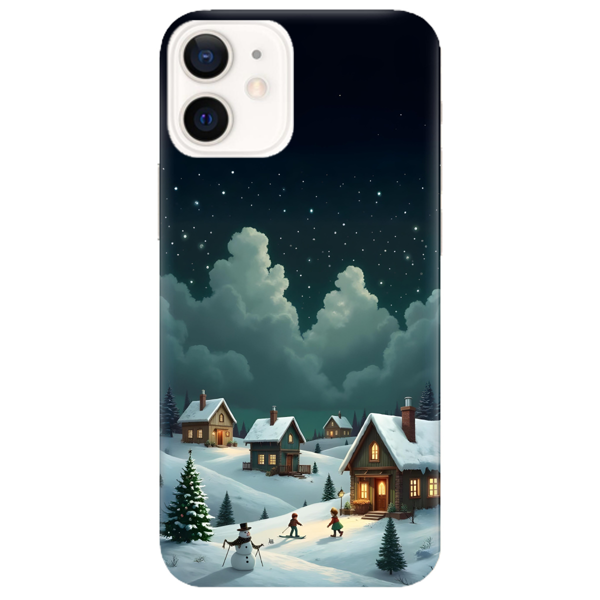 Чехол для Apple iPhone 12 Winter Night - фото 1 Чехол для Apple iPhone 12 Winter Night - фото 1 - Чехлы для телефонов