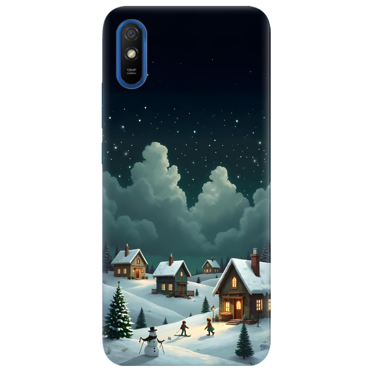 Чохол для Xiaomi Redmi 9A Winter Night - фото 1 Чохол для Xiaomi Redmi 9A Winter Night - фото 1 - Чохли для телефонів