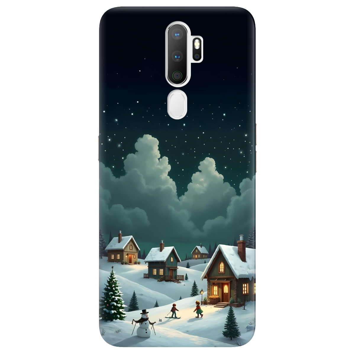 Чохол для Oppo A5 2020/A9 2020 Winter Night - фото 1 Чохол для Oppo A5 2020/A9 2020 Winter Night - фото 1 - Чохли для телефонів