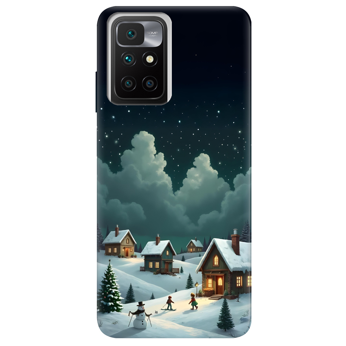 Чехол для Xiaomi Redmi 10 Winter Night - фото 1 Чехол для Xiaomi Redmi 10 Winter Night - фото 1 - Чехлы для телефонов