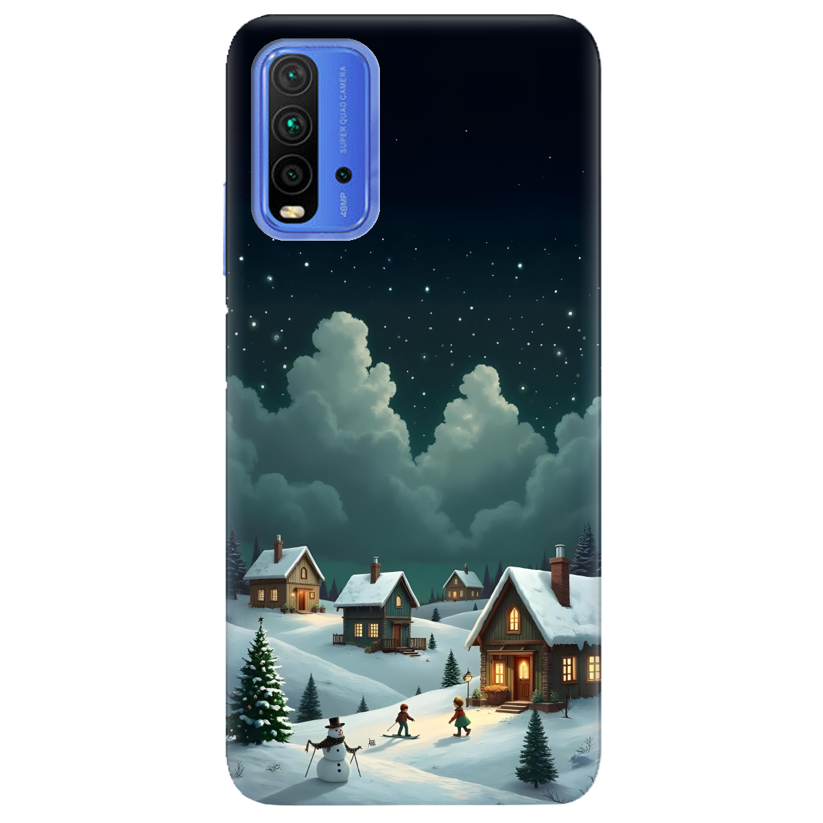 Чехол для Xiaomi Redmi 9T Winter Night - фото 1 - Чехлы для телефонов