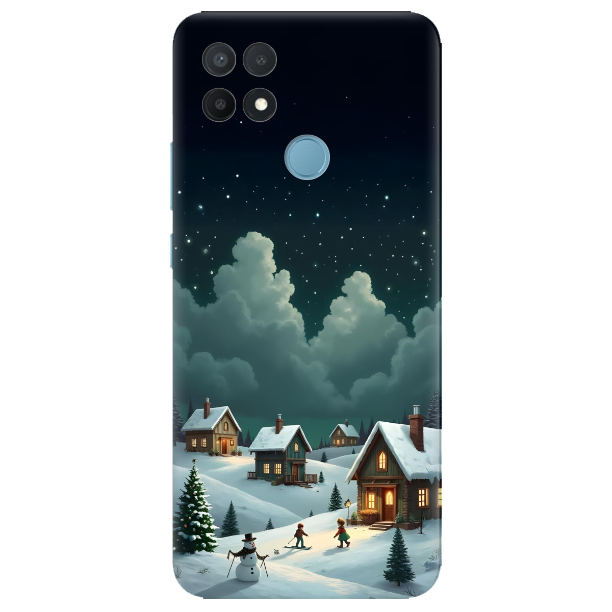 Чехол для Oppo A15s/ A15 Winter Night - фото 1 - Чехлы для телефонов