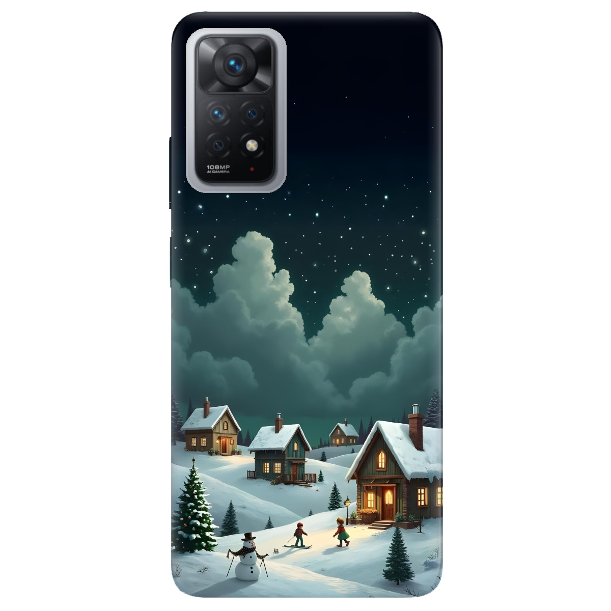 Чехол для Xiaomi Redmi Note 11 Pro Winter Night - фото 1 - Чехлы для телефонов