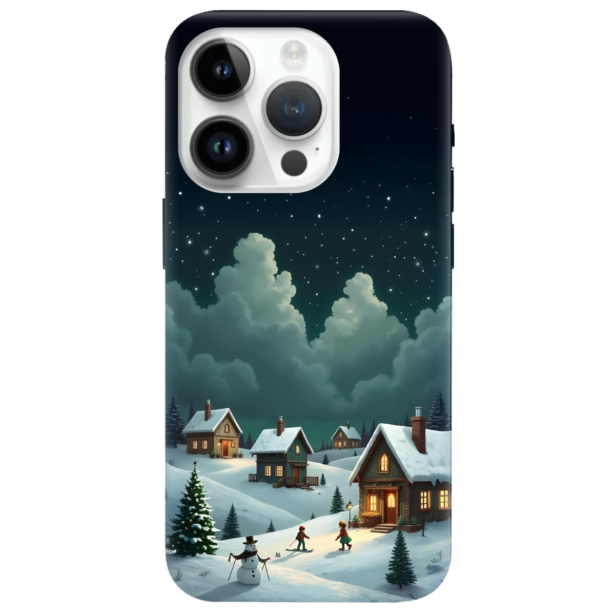 Чехол для Apple iPhone 14 Pro Max Winter Night - фото 1 Чехол для Apple iPhone 14 Pro Max Winter Night - фото 1 - Чехлы для телефонов