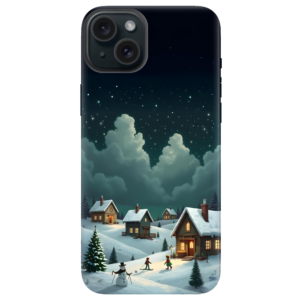 Чехол для Apple iPhone 15 Winter Night - фото 1 - Чехлы для телефонов