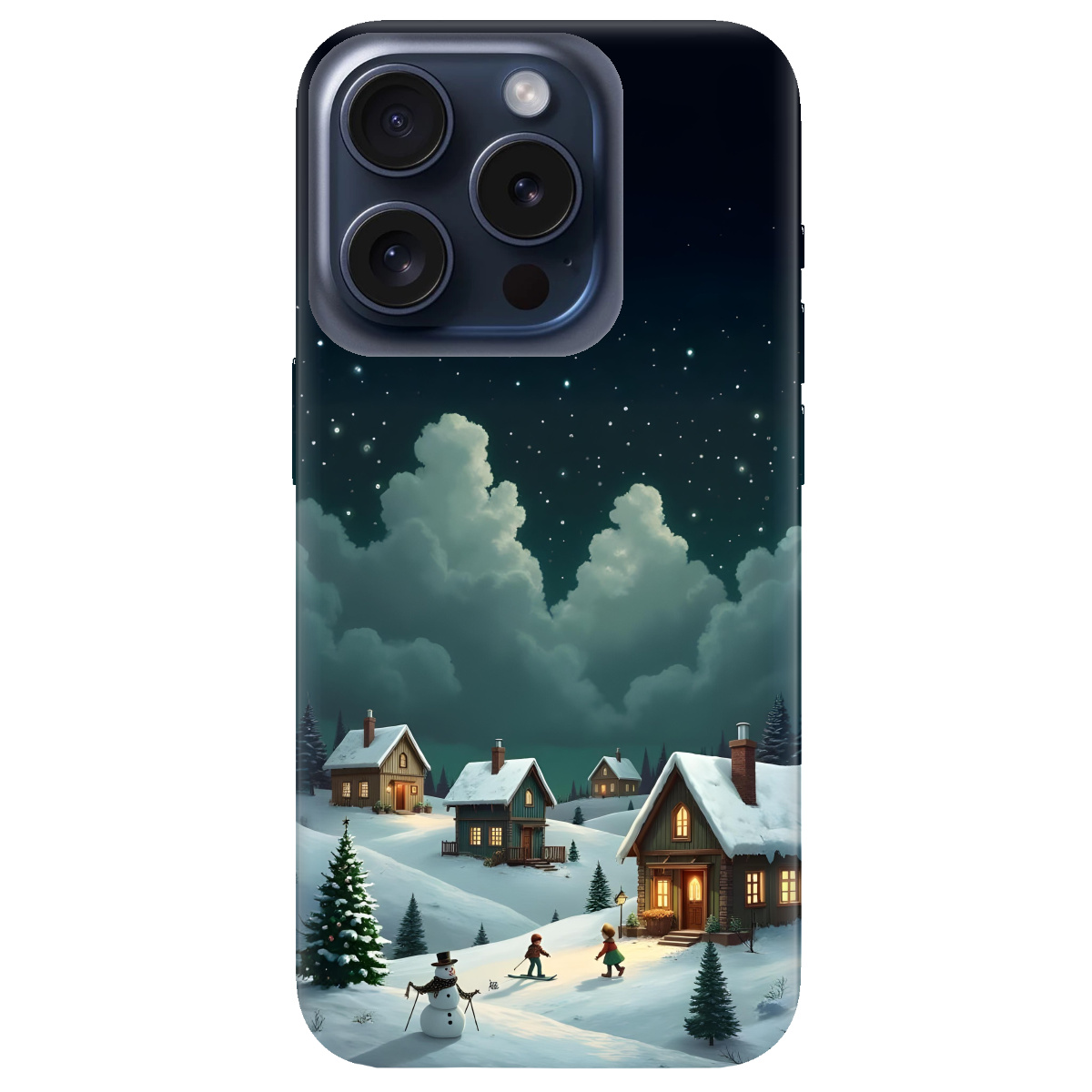 Чехол для Apple iPhone 15 Pro Winter Night - фото 1 Чехол для Apple iPhone 15 Pro Winter Night - фото 1 - Чехлы для телефонов