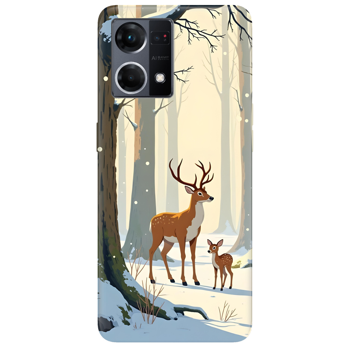 Чехол для Oppo Reno  7 4G Forest Harmony - фото 1 Чехол для Oppo Reno  7 4G Forest Harmony - фото 1 - Чехлы для телефонов