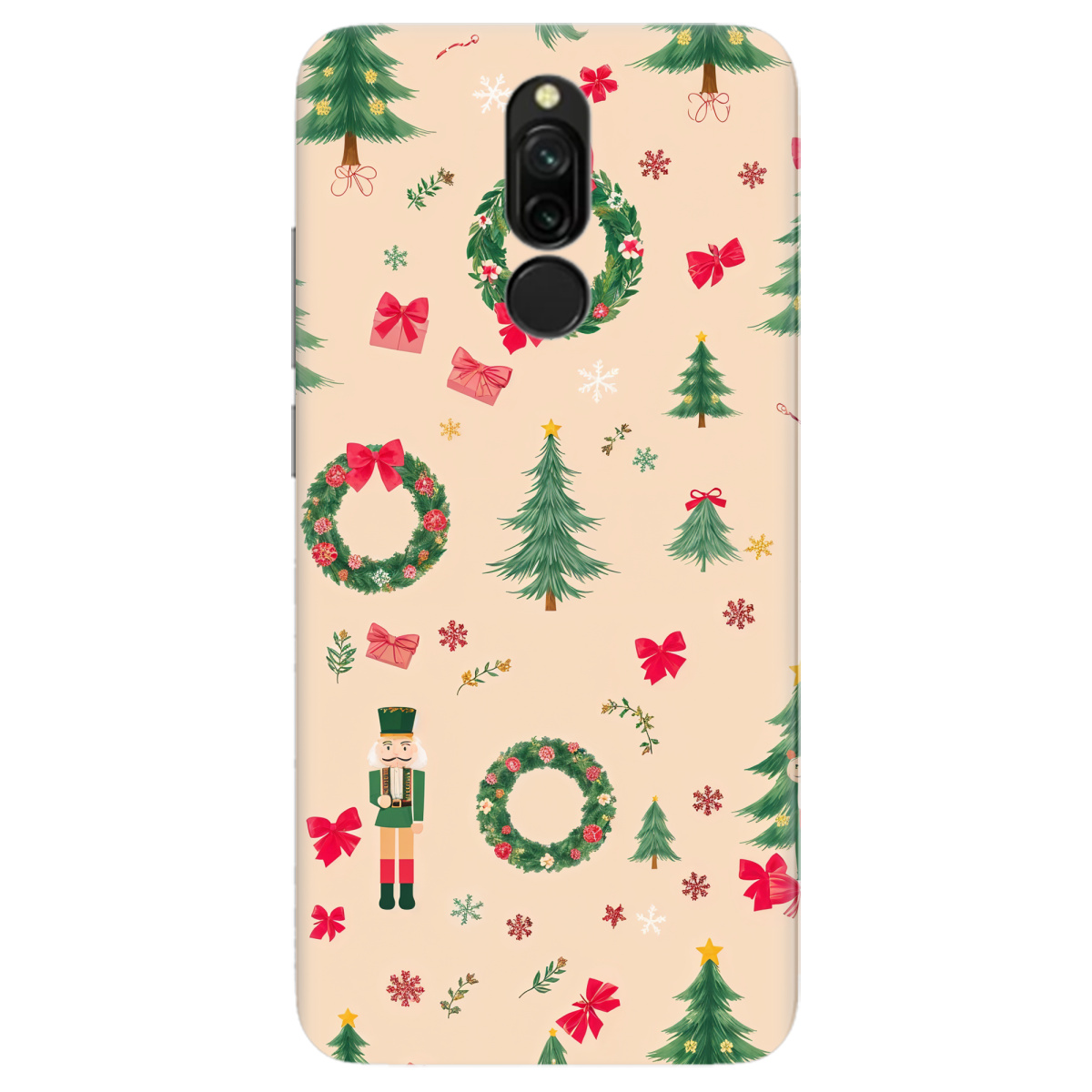Чехол для Xiaomi Redmi 8 Christmas Traditions - фото 1 - Чехлы для телефонов