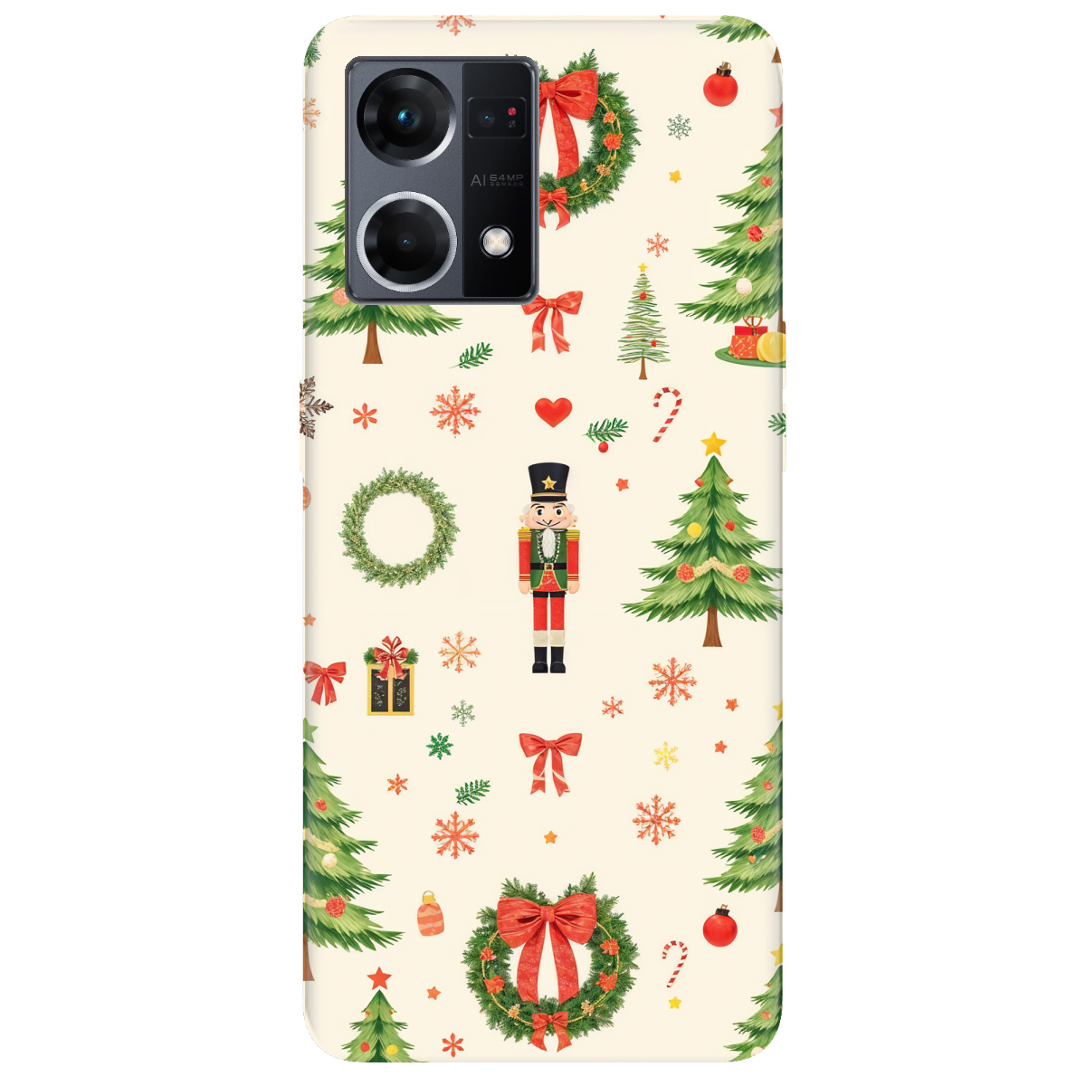 Чехол для Oppo Reno  7 4G Holiday Symphony - фото 1 Чехол для Oppo Reno  7 4G Holiday Symphony - фото 1 - Чехлы для телефонов