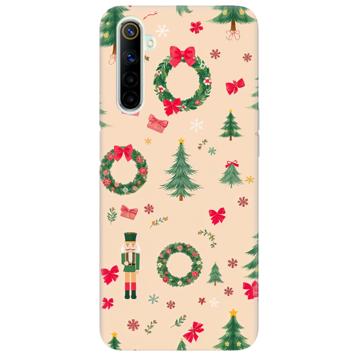 Чехол для Realme 6 Christmas Traditions - фото 1 Чехол для Realme 6 Christmas Traditions - фото 1 - Чехлы для телефонов
