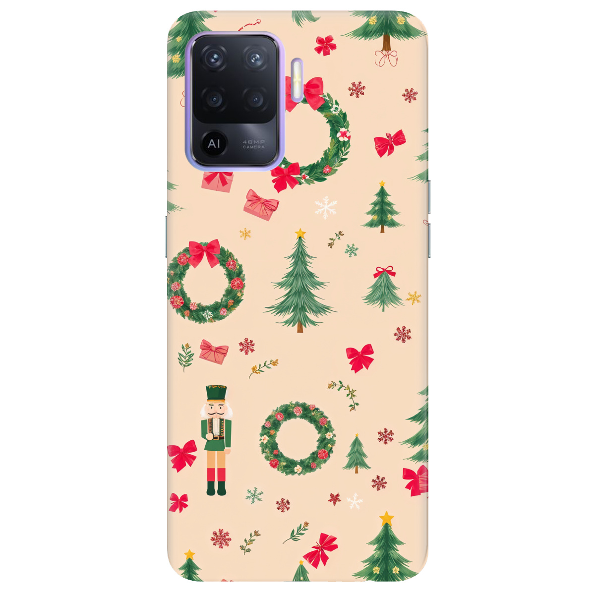 Чехол для Oppo Reno 5 Lite Christmas Traditions - фото 1 Чехол для Oppo Reno 5 Lite Christmas Traditions - фото 1 - Чехлы для телефонов