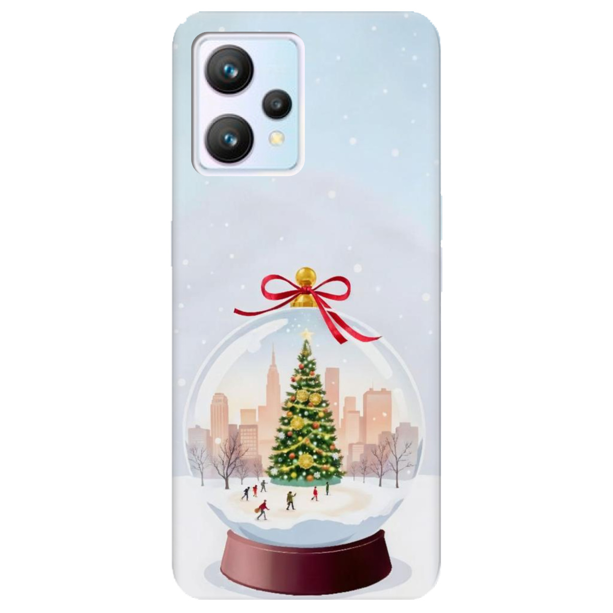 Чохол для Realme 9 Crystal Holiday - фото 1 Чохол для Realme 9 Crystal Holiday - фото 1 - Чохли для телефонів