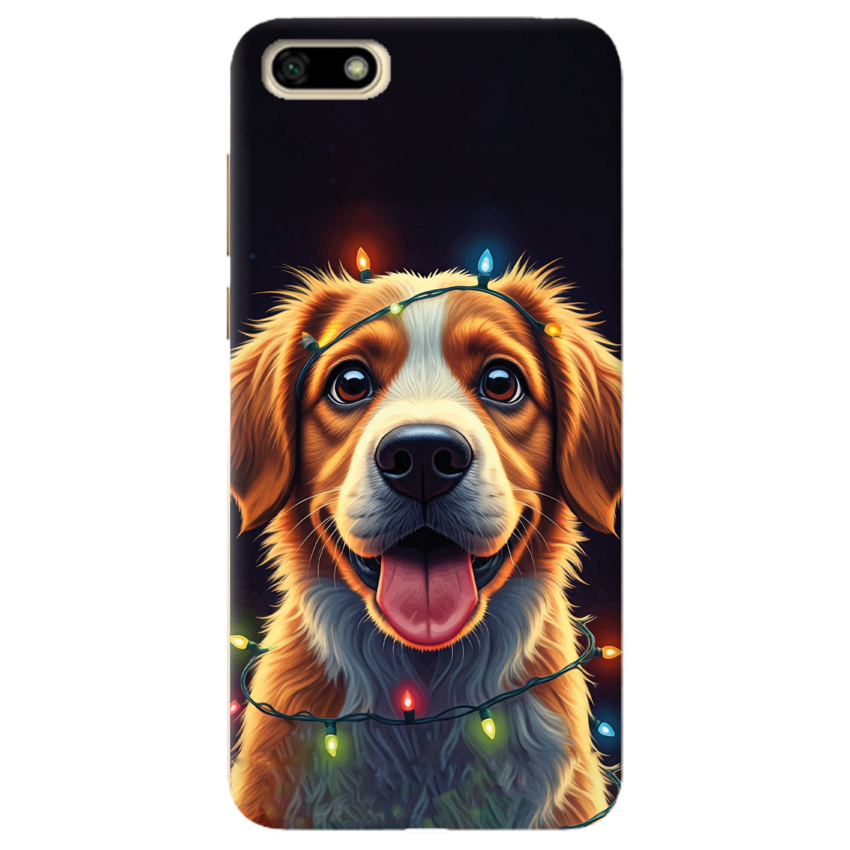 Чохол для Huawei Y5 2018 Festive Pup - фото 1 - Чохли для телефонів