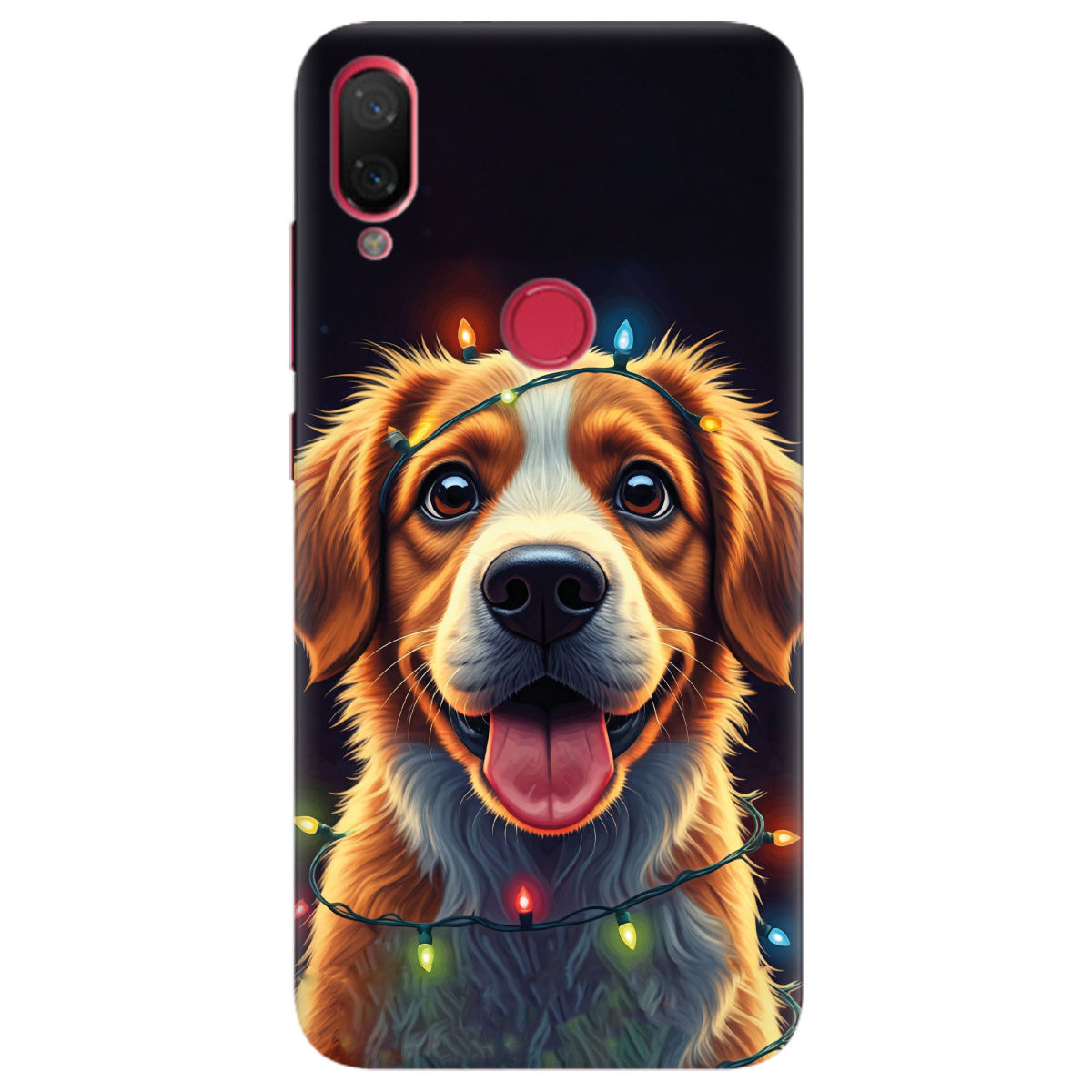 Чехол для Xiaomi Mi Play Festive Pup - фото 1 - Чехлы для телефонов