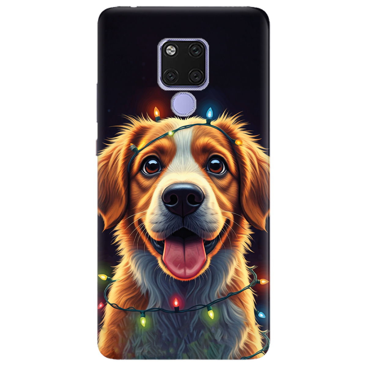 Чехол для Huawei Mate 20 Festive Pup - фото 1 Чехол для Huawei Mate 20 Festive Pup - фото 1 - Чехлы для телефонов