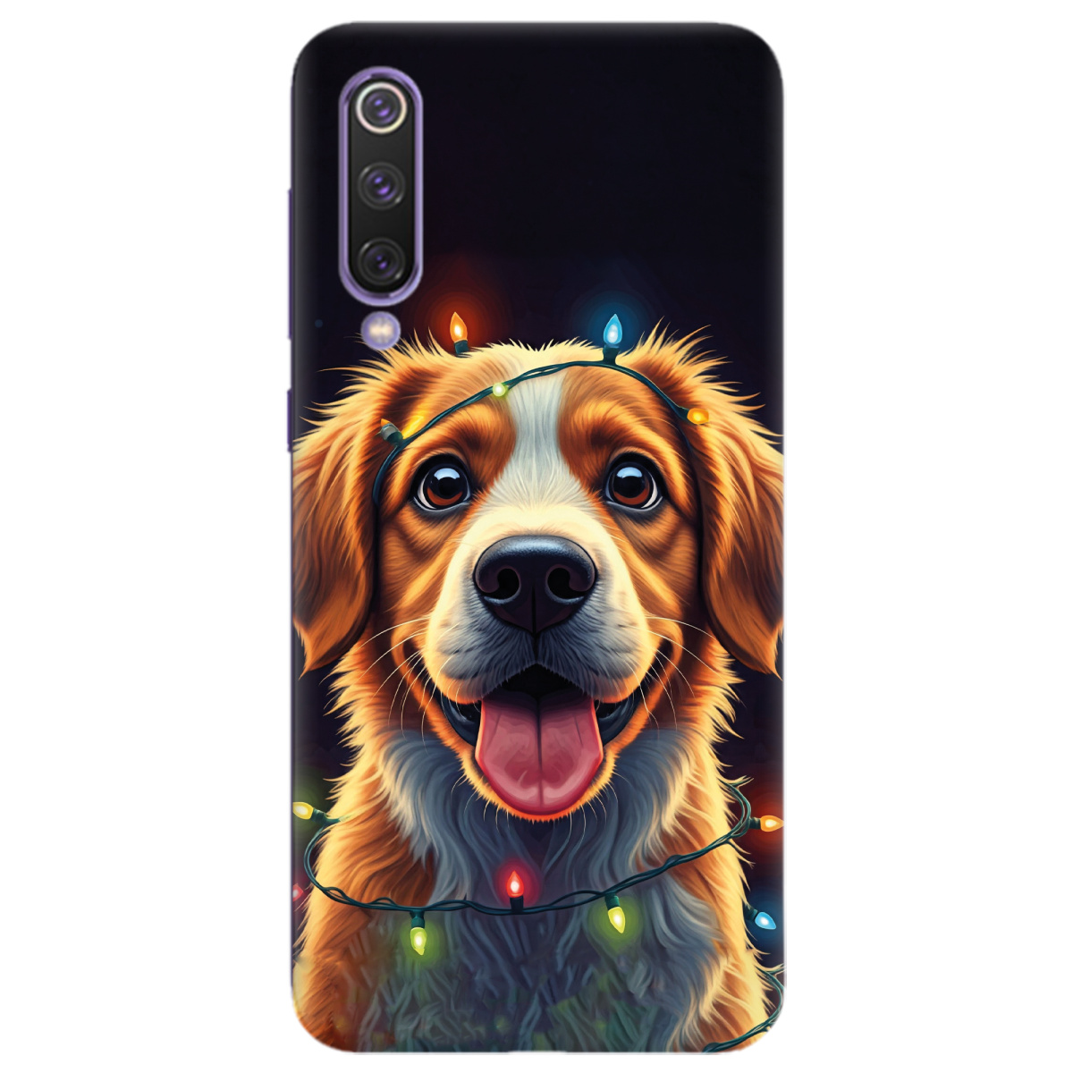 Чехол для Xiaomi Mi 9 SE Festive Pup - фото 1 - Чехлы для телефонов