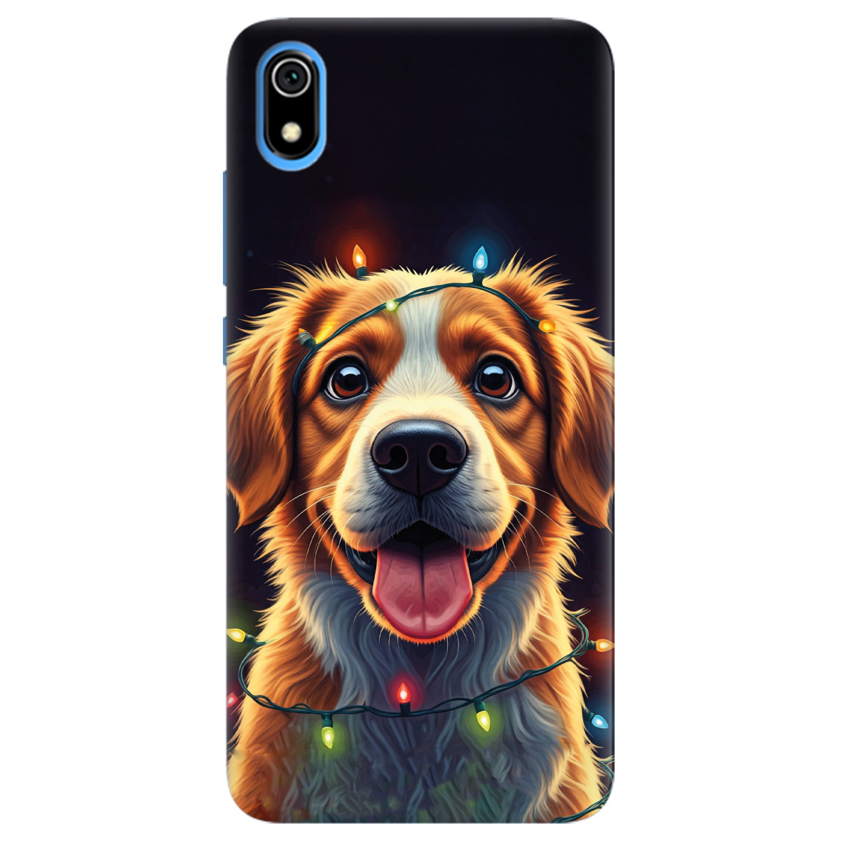 Чохол для Xiaomi Redmi 7A Festive Pup - фото 1 - Чохли для телефонів