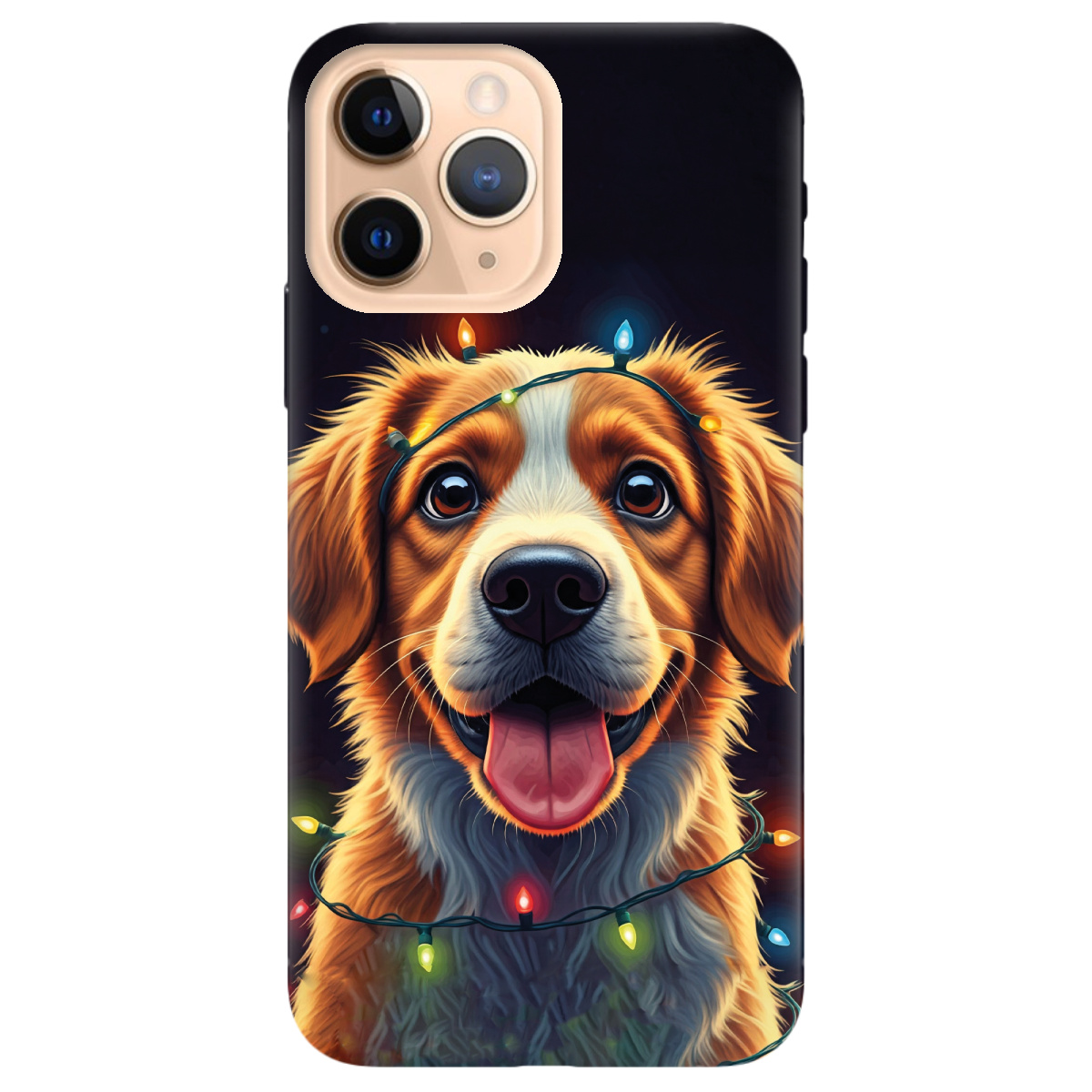 Чехол для Apple iPhone 11 Pro Festive Pup - фото 1 - Чехлы для телефонов