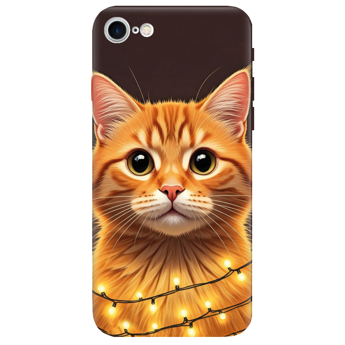 Чохол для Apple iPhone 7 Festive Kitty - фото 1 Чохол для Apple iPhone 7 Festive Kitty - фото 1 - Чохли для телефонів