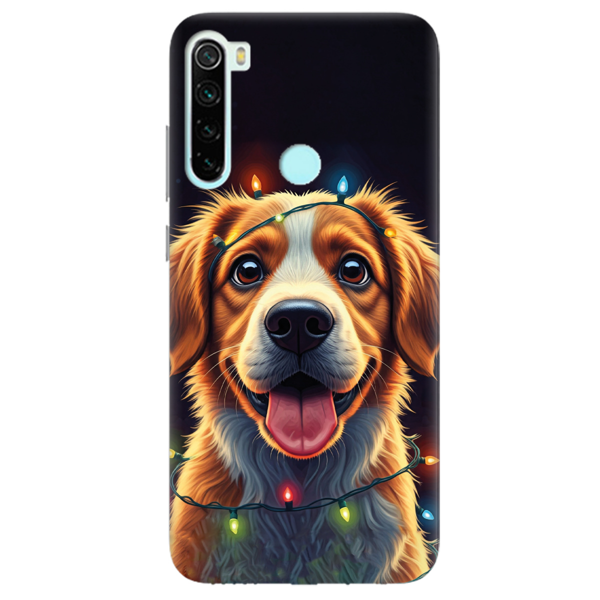 Чехол для Xiaomi Redmi Note 8 Festive Pup - фото 1 - Чехлы для телефонов