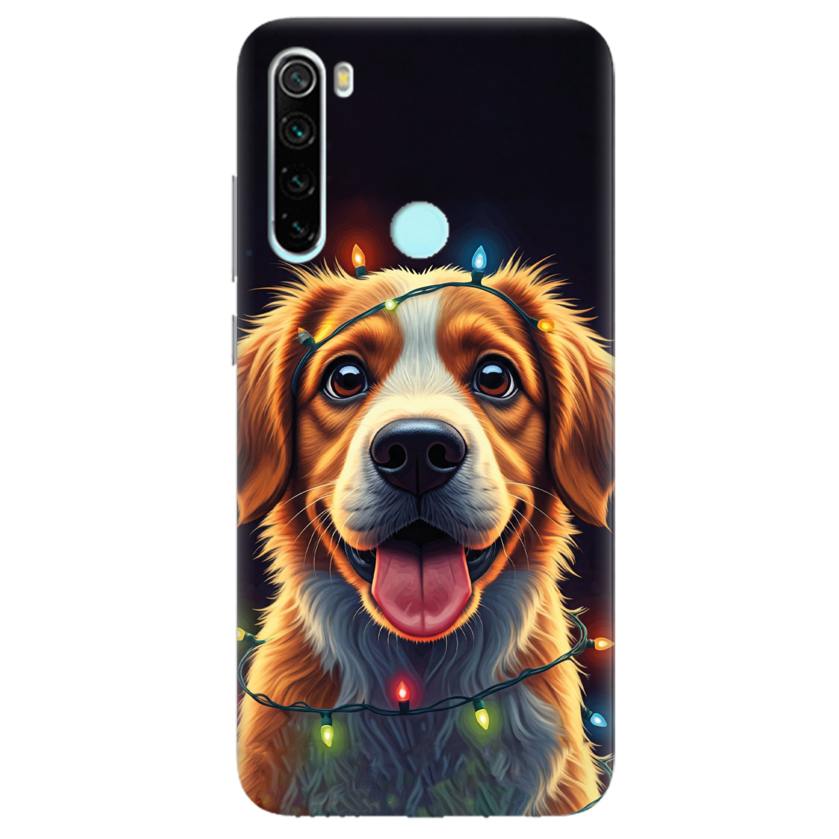 Чохол для Xiaomi Redmi Note 8T Festive Pup - фото 1 Чохол для Xiaomi Redmi Note 8T Festive Pup - фото 1 - Чохли для телефонів