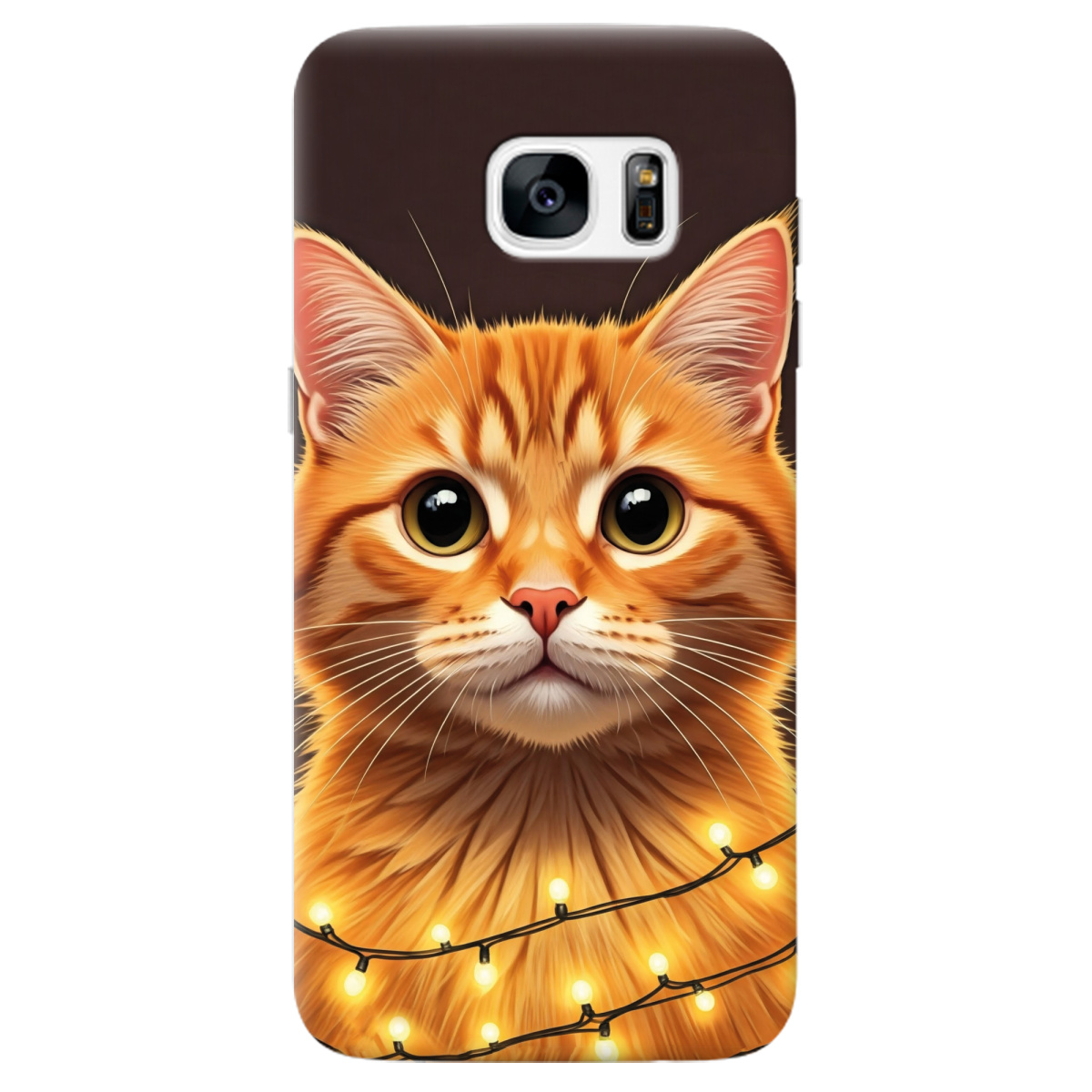 Чехол для Samsung Galaxy S7 Edge Festive Kitty - фото 1 Чехол для Samsung Galaxy S7 Edge Festive Kitty - фото 1 - Чехлы для телефонов