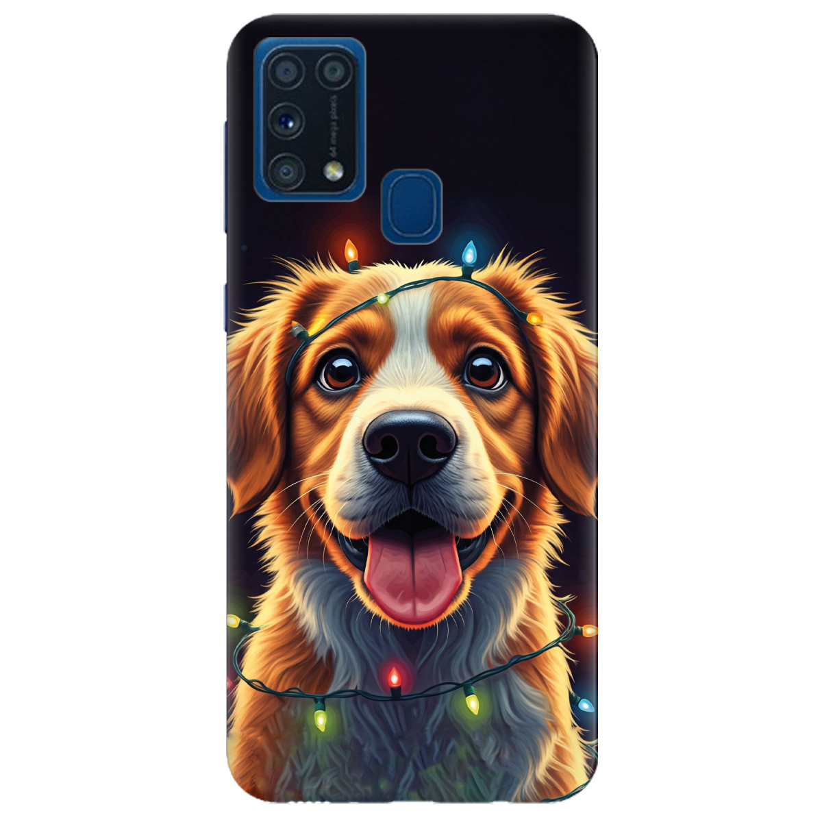 Чохол для Samsung Galaxy M31 Festive Pup - фото 1 - Чохли для телефонів