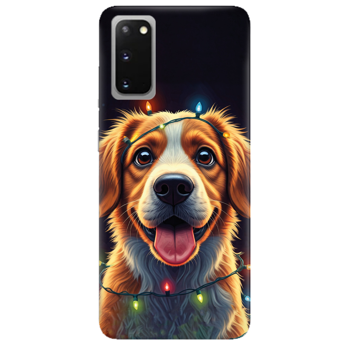 Чохол для Samsung Galaxy S20 Festive Pup - фото 1 - Чохли для телефонів