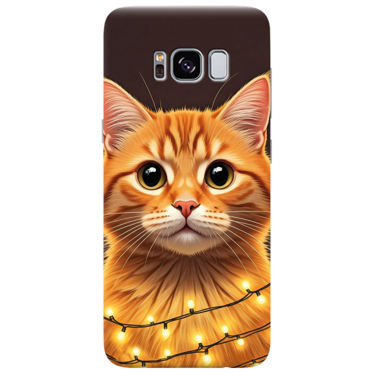 Чохол для Samsung Galaxy S8 Festive Kitty - фото 1 - Чохли для телефонів