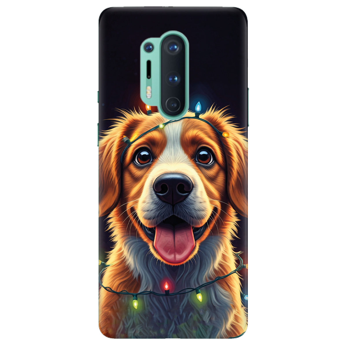 Чехол для OnePlus 8 Pro Festive Pup - фото 1 - Чехлы для телефонов