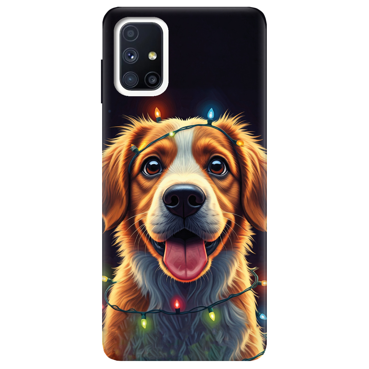 Чехол для Samsung Galaxy M51 Festive Pup - фото 1 - Чехлы для телефонов
