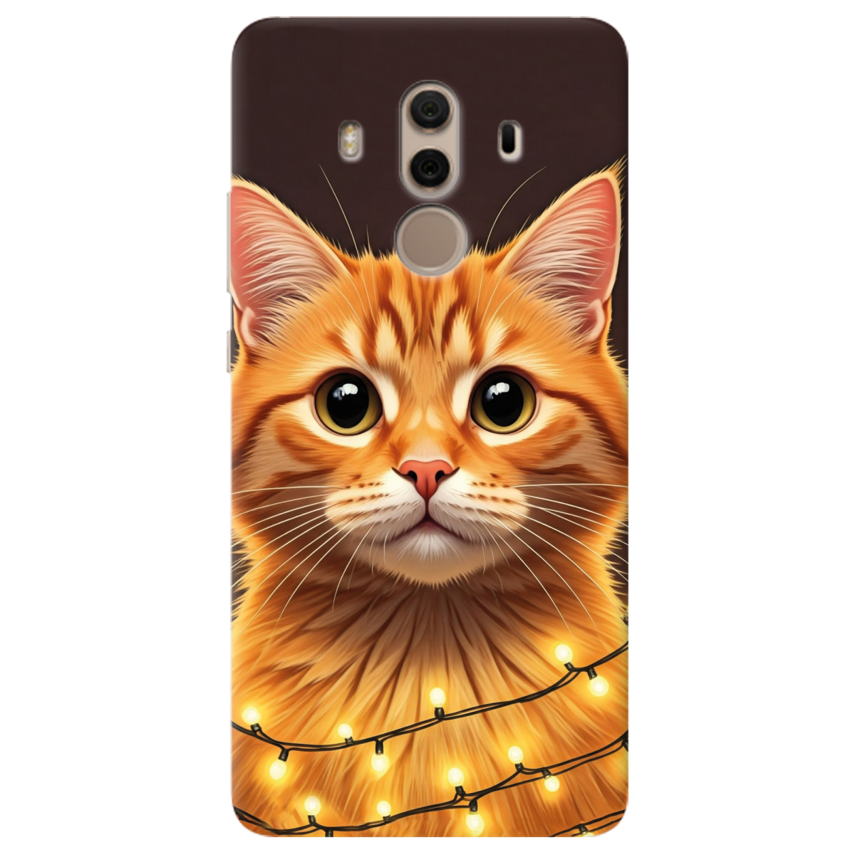 Чехол для Huawei Mate 10 Pro Festive Kitty - фото 1 - Чехлы для телефонов