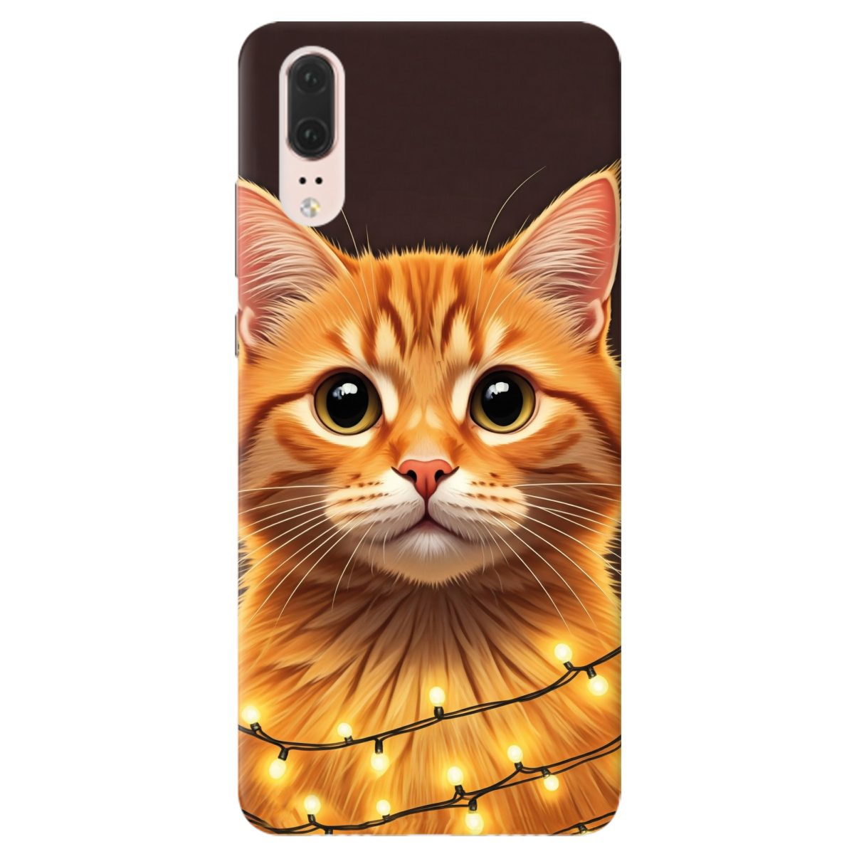 Чохол для Huawei P20 Festive Kitty - фото 1 - Чохли для телефонів