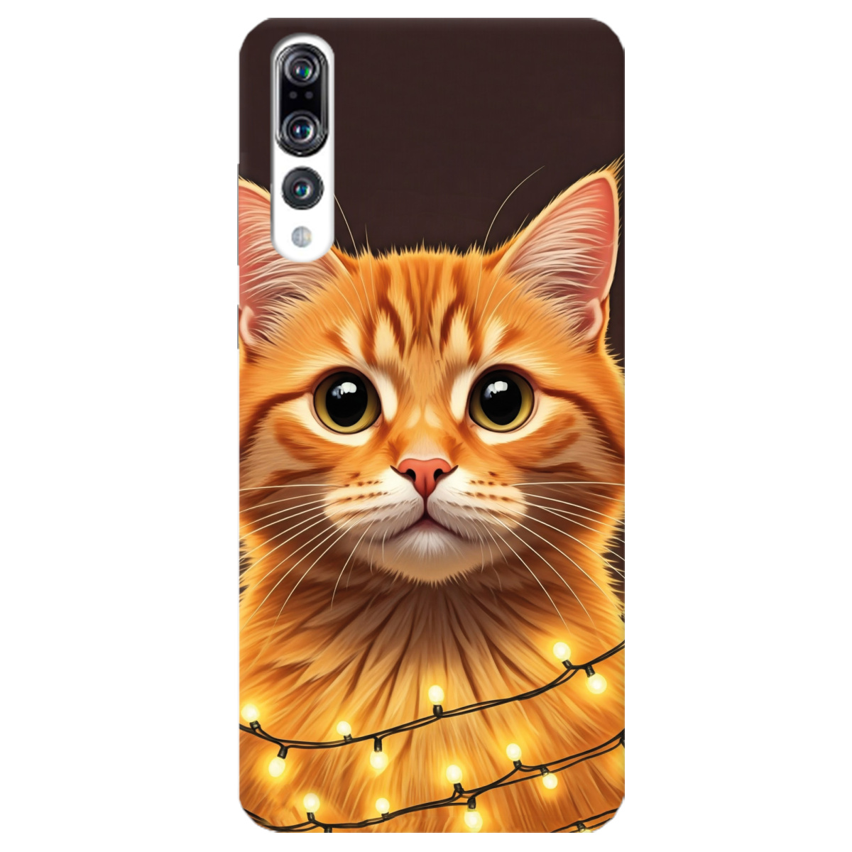 Чехол для Huawei P20 Pro Festive Kitty - фото 1 Чехол для Huawei P20 Pro Festive Kitty - фото 1 - Чехлы для телефонов
