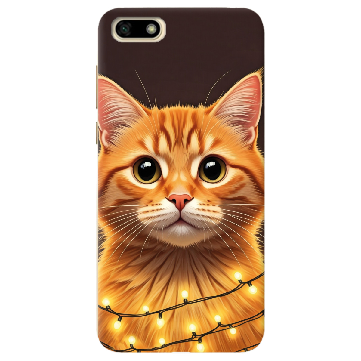 Чохол для Huawei Y5 2018 Festive Kitty - фото 1 - Чохли для телефонів