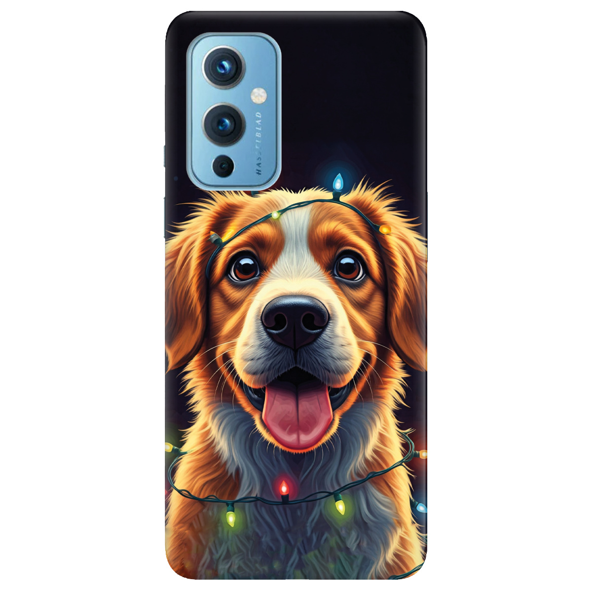 Чохол для OnePlus 9 (азіатська версія) Festive Pup - фото 1 Чохол для OnePlus 9 (азіатська версія) Festive Pup - фото 1 - Чохли для телефонів