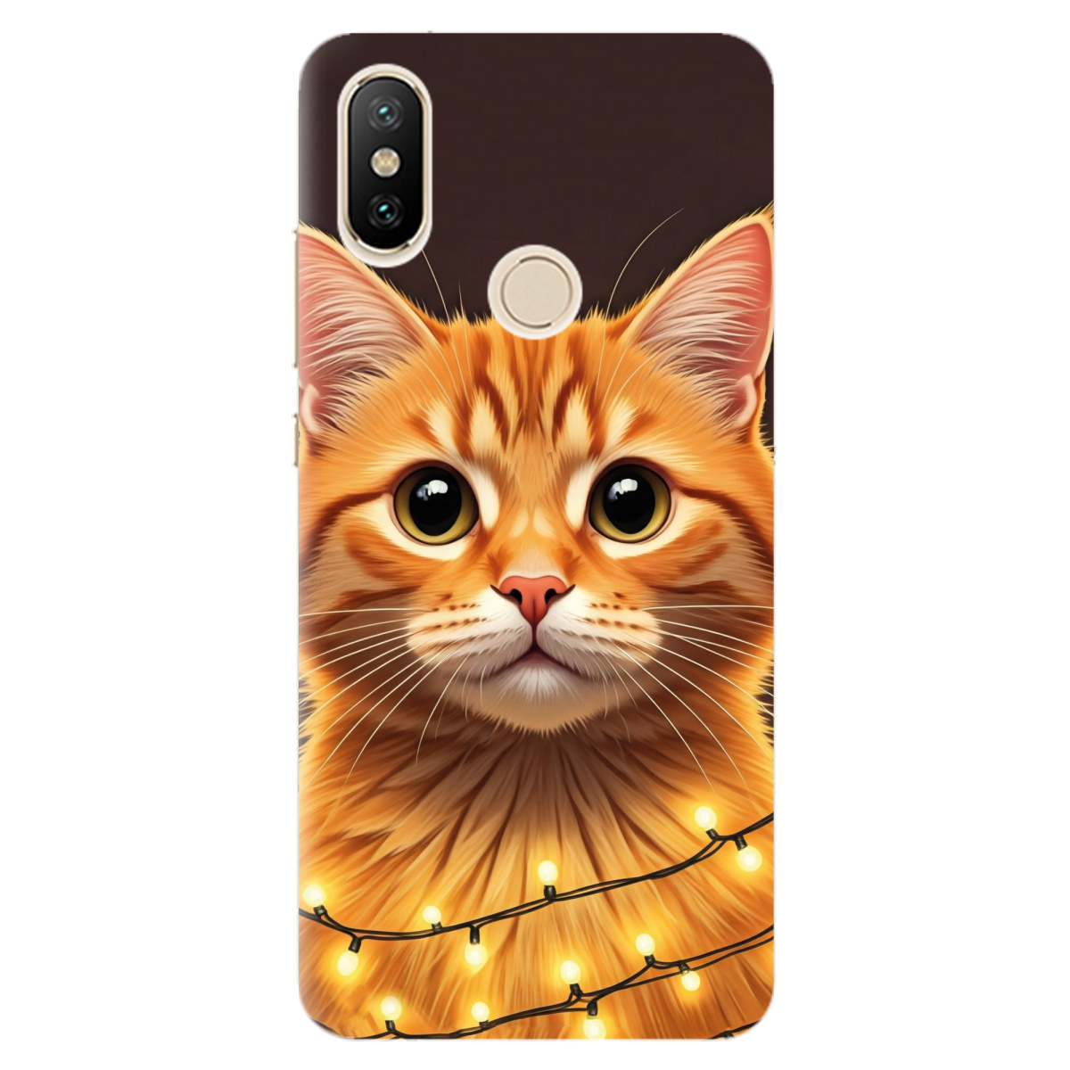 Чехол для Xiaomi Mi A2 Lite Festive Kitty - фото 1 - Чехлы для телефонов