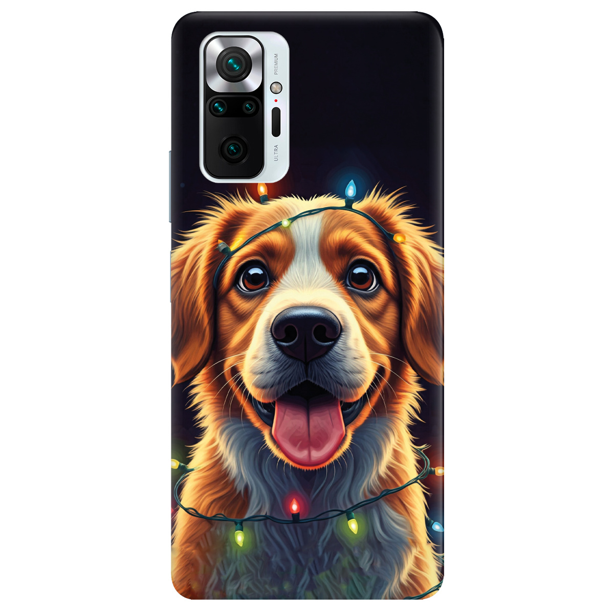 Чохол для Xiaomi Redmi Note 10 Pro Festive Pup - фото 1 - Чохли для телефонів