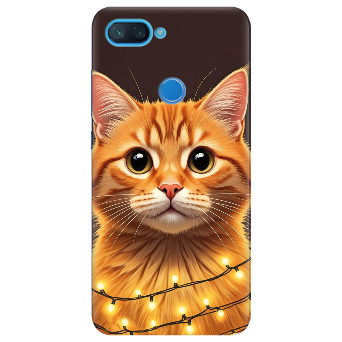 Чехол для Xiaomi Mi 8 Lite Festive Kitty - фото 1 - Чехлы для телефонов