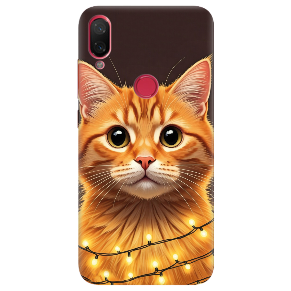 Чехол для Xiaomi Mi Play Festive Kitty - фото 1 - Чехлы для телефонов