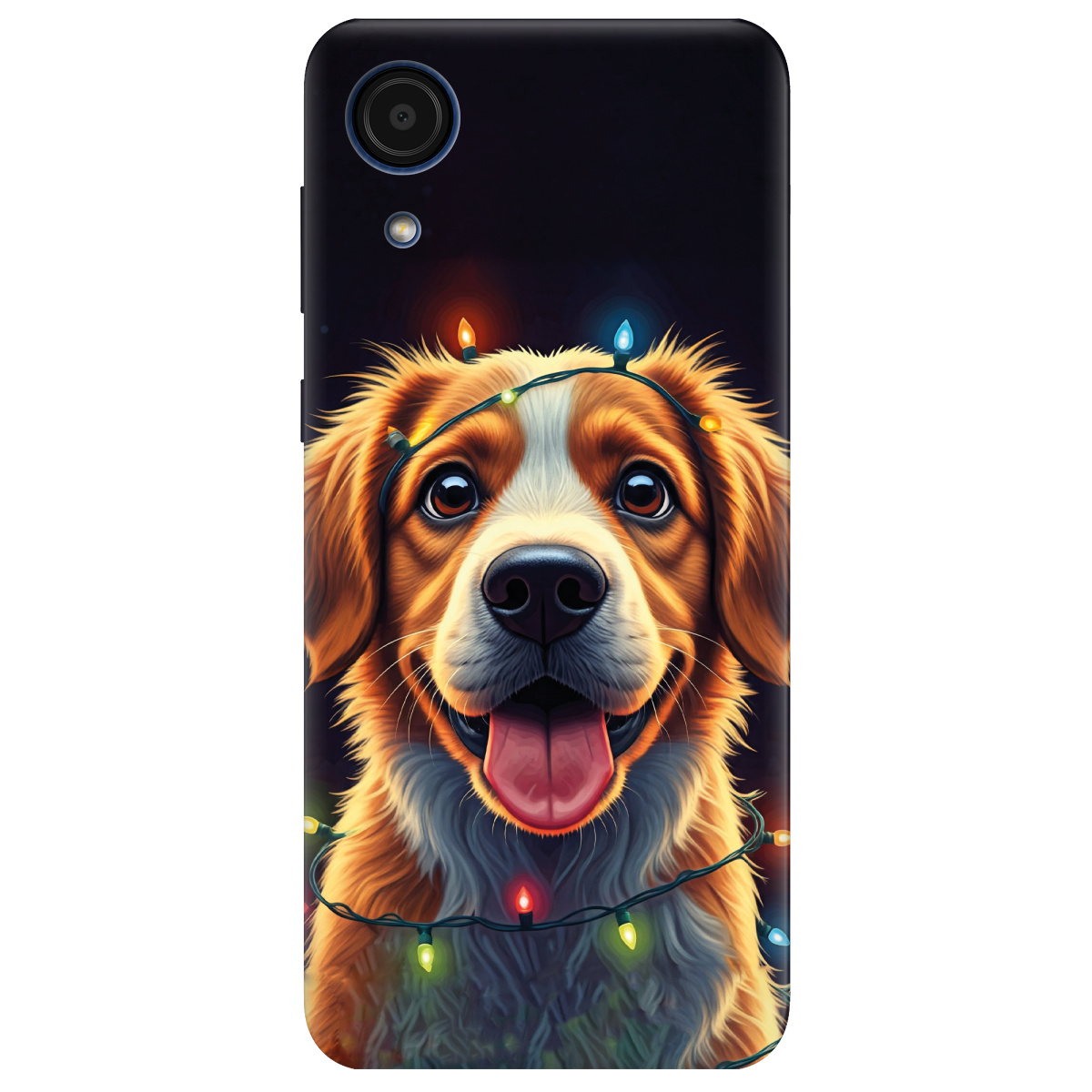 Чохол для Samsung Galaxy А03 Core Festive Pup - фото 1 - Чохли для телефонів